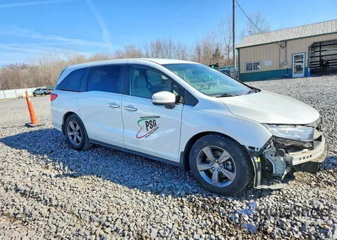 2022 Honda Odyssey Ex z USA, uszkodzony, nr VIN 5FNRL6H55NB033246